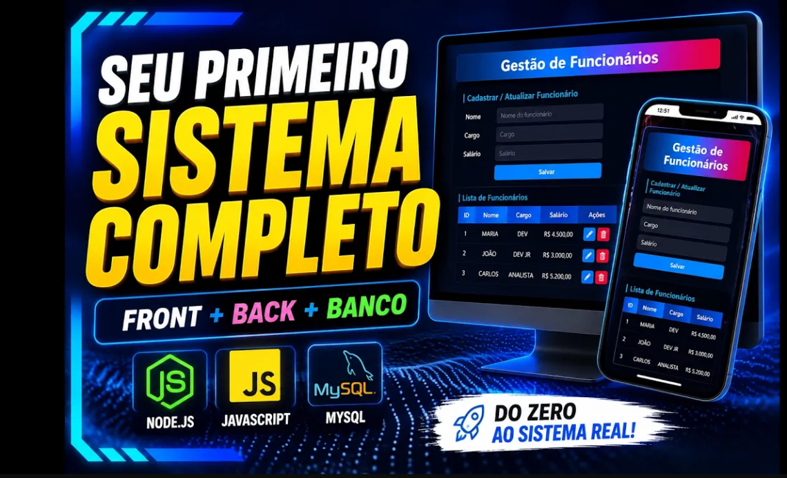 sistema completo javascript