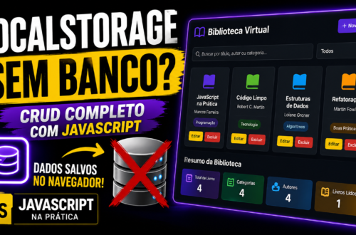 projeto com localstorage