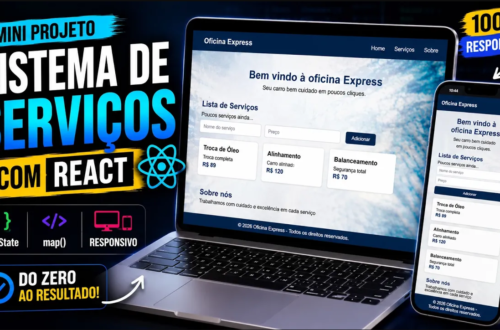 projeto react iniciante