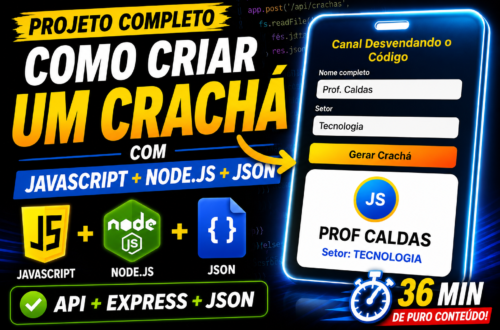 projeto cracha nodejs