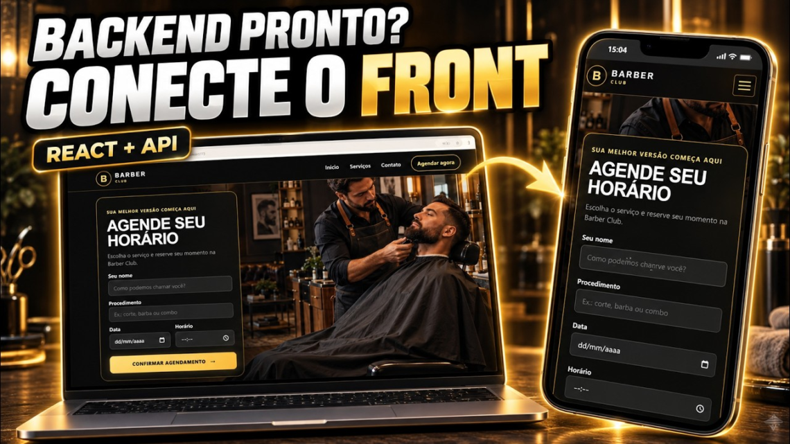 Projeto de agendamento para barbearia com interface em React e Bootstrap